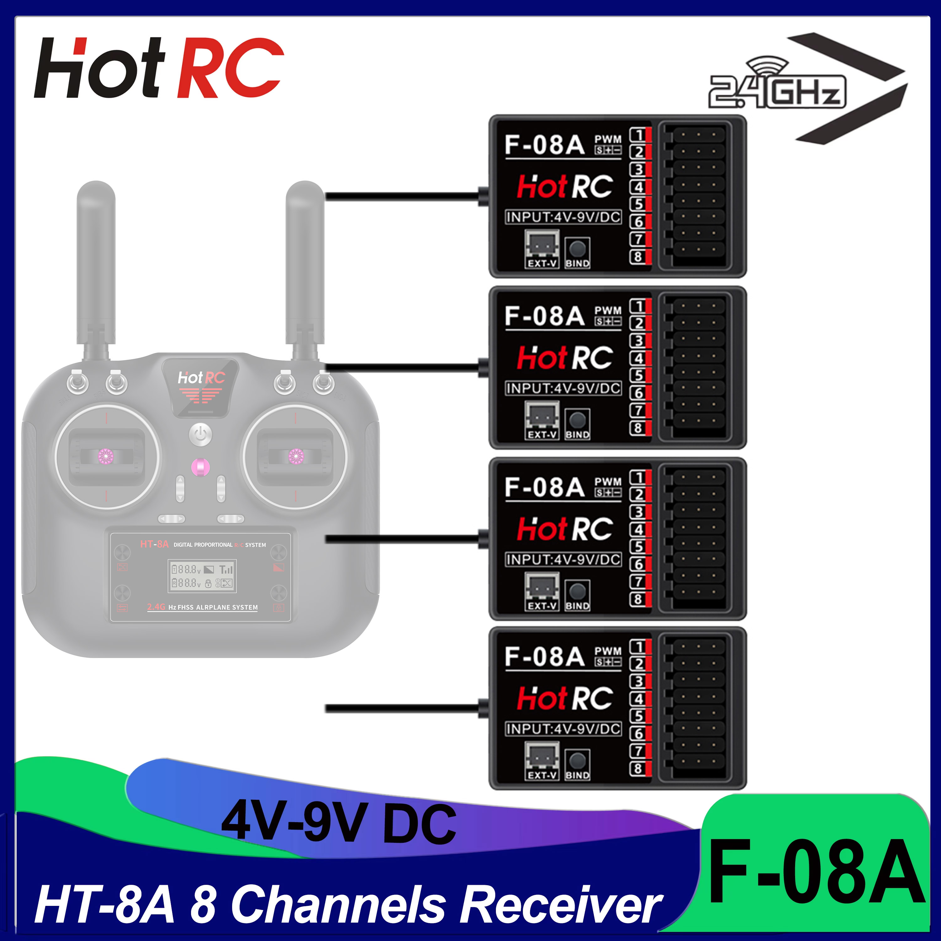 Drone Rc Car - HOTRC RC Model Parts 8 Channels