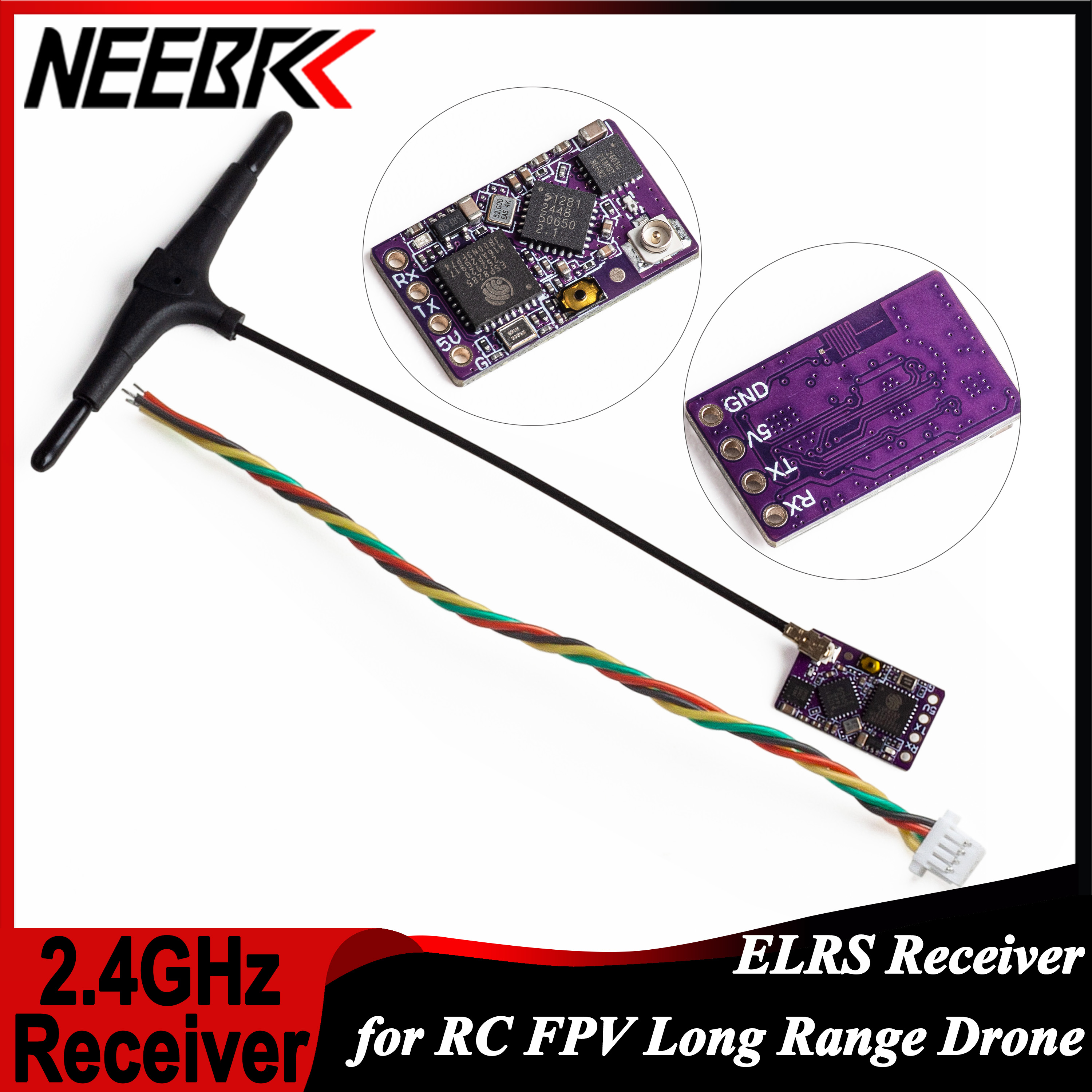 Drone Rc Parts - 1/2/5/10PCS ELRS 2.4GHz RX Long Range