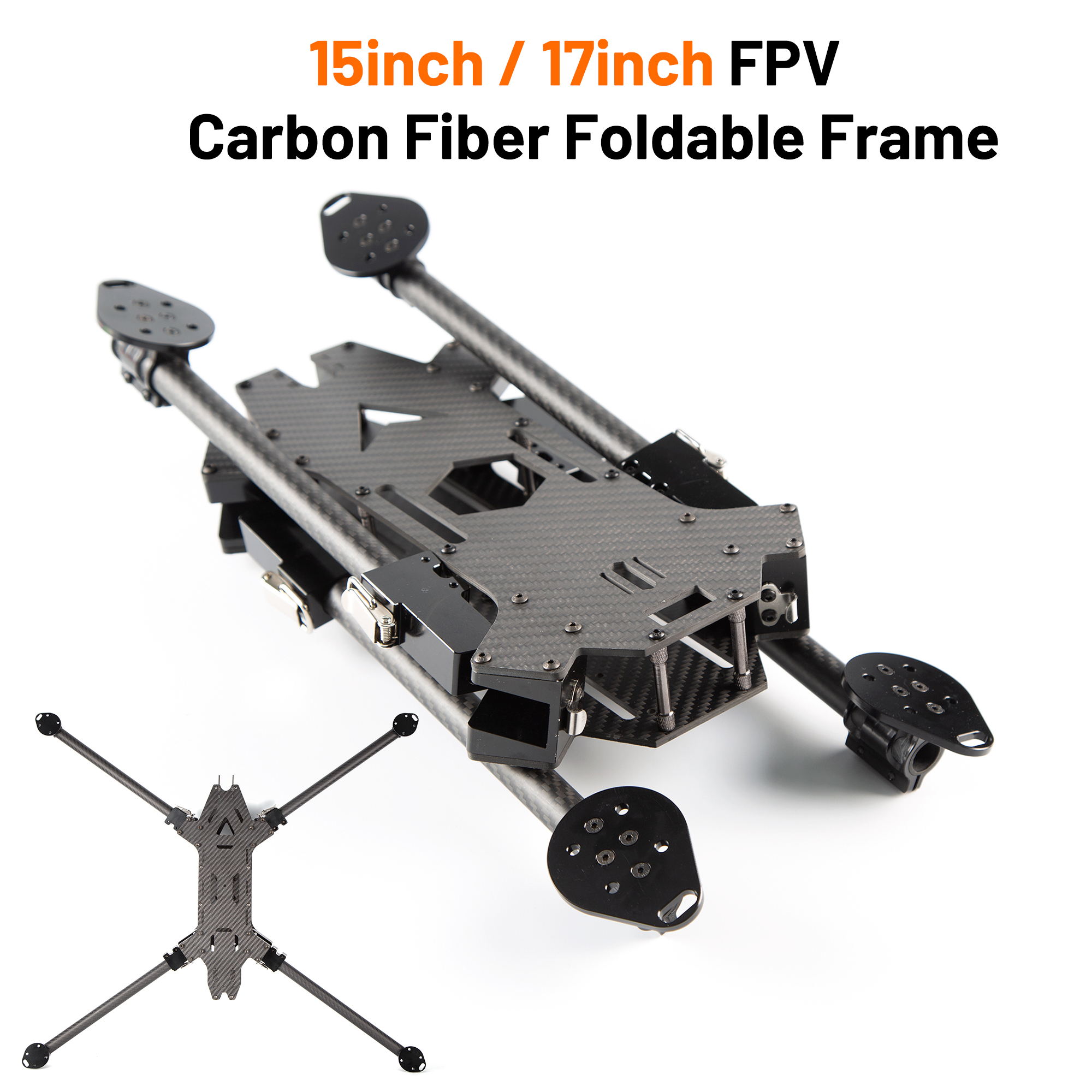 Quadcopter Frame - 15inch /17inch FPV Carbon Fiber Foldable
