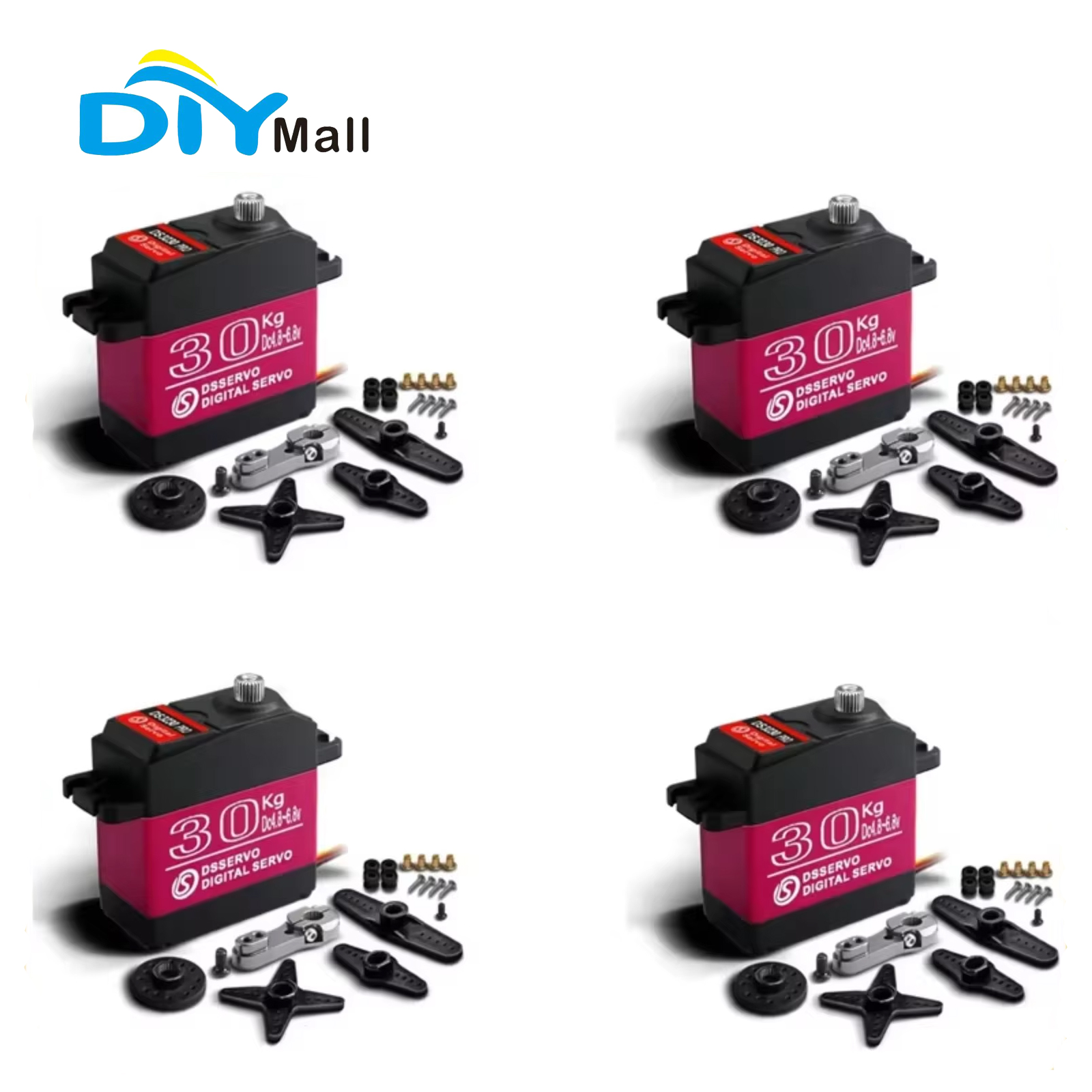 Drone Rc Car - 4Pcs DS3230PRO 30KG Digital Servo IP66