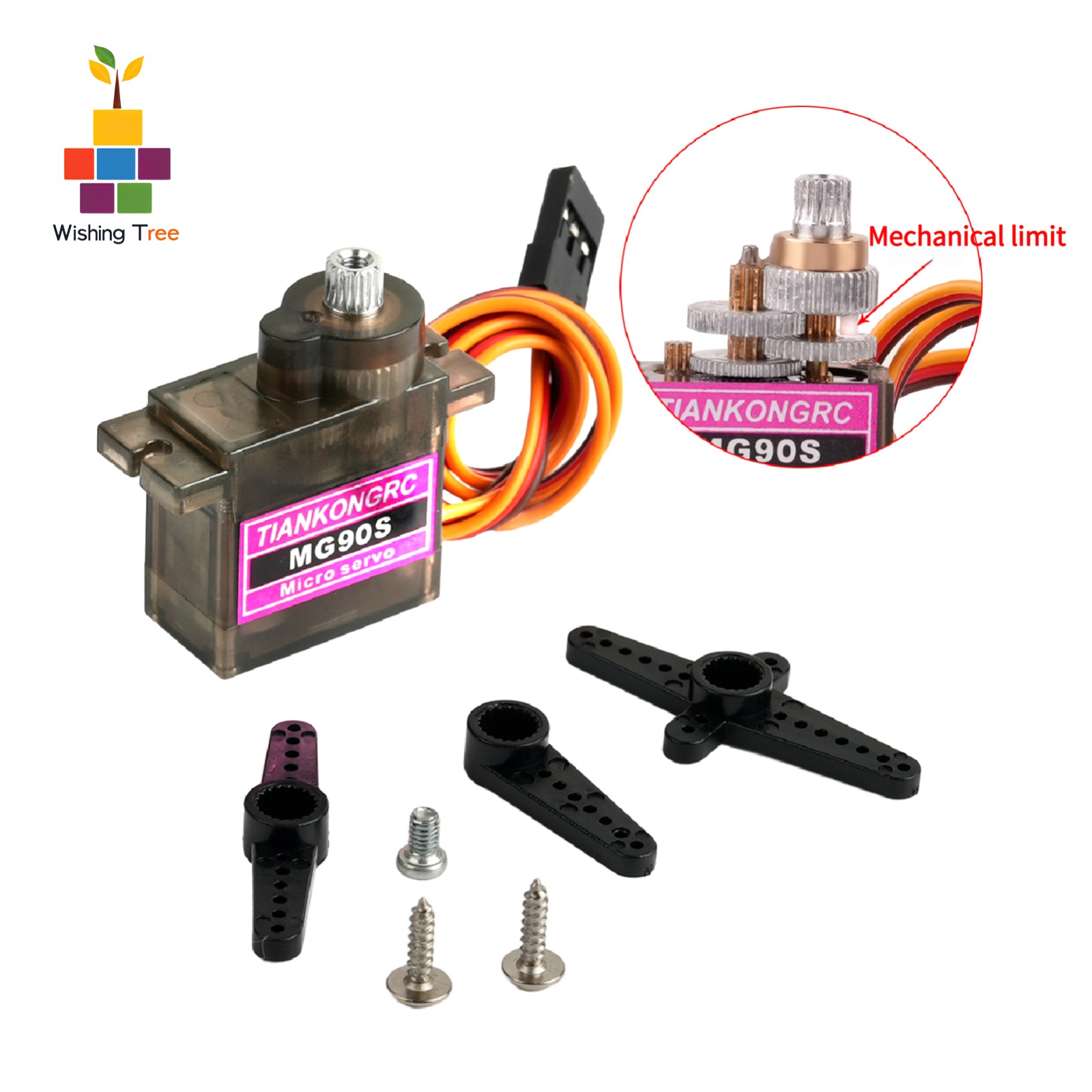 Drone And Car - MG90S Micro Servo 180/270/360° Adjustable Metal