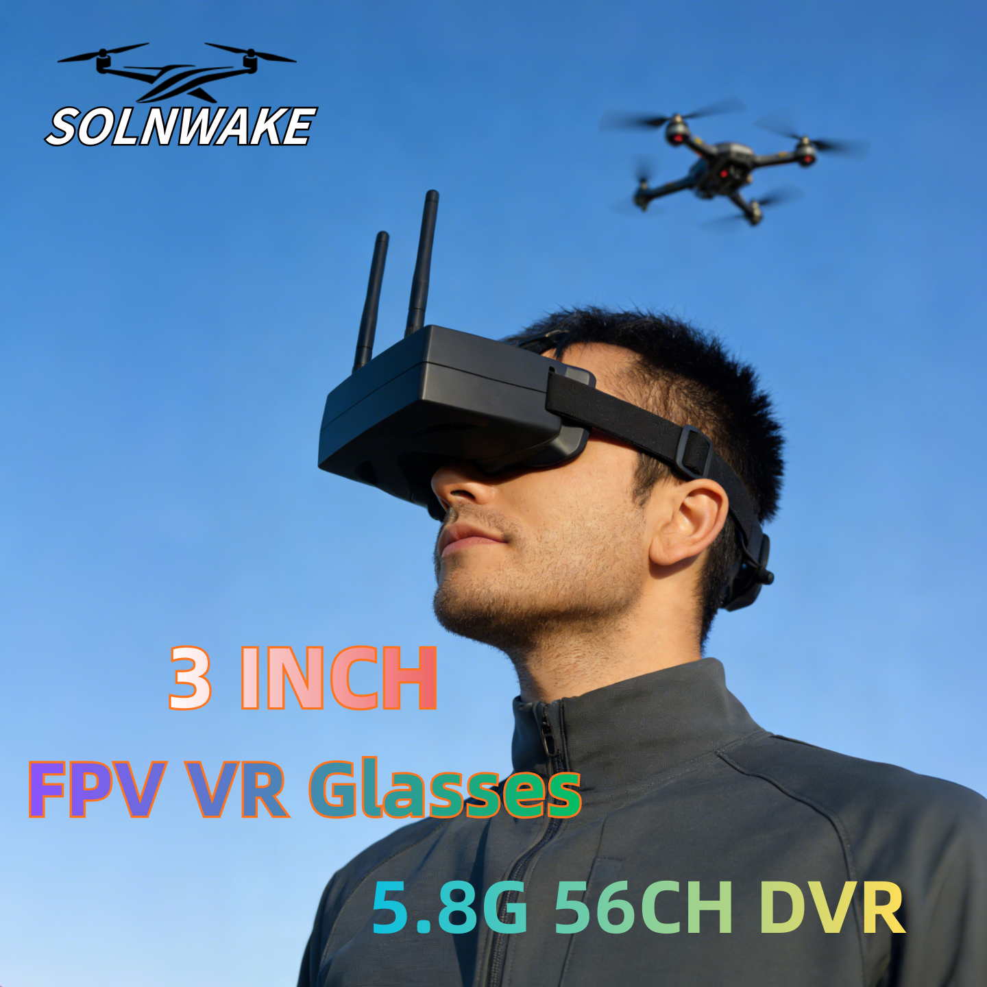 SLONWAKE 5.8G FPV goggles DVR  - Fpv Goggles Headset recensione e prezzo
