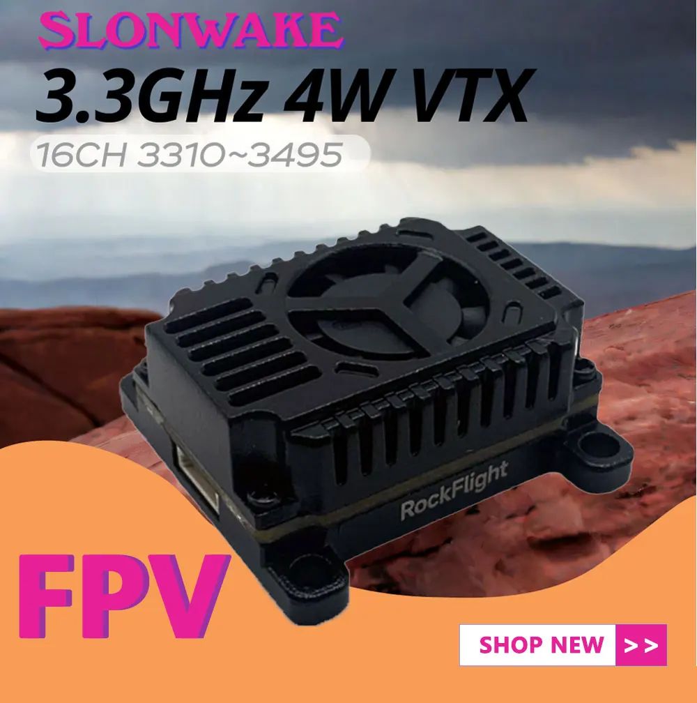SLONWAKE FPV 3.3G 16CH 4000mW  - Drone Rc Car recensione e prezzo