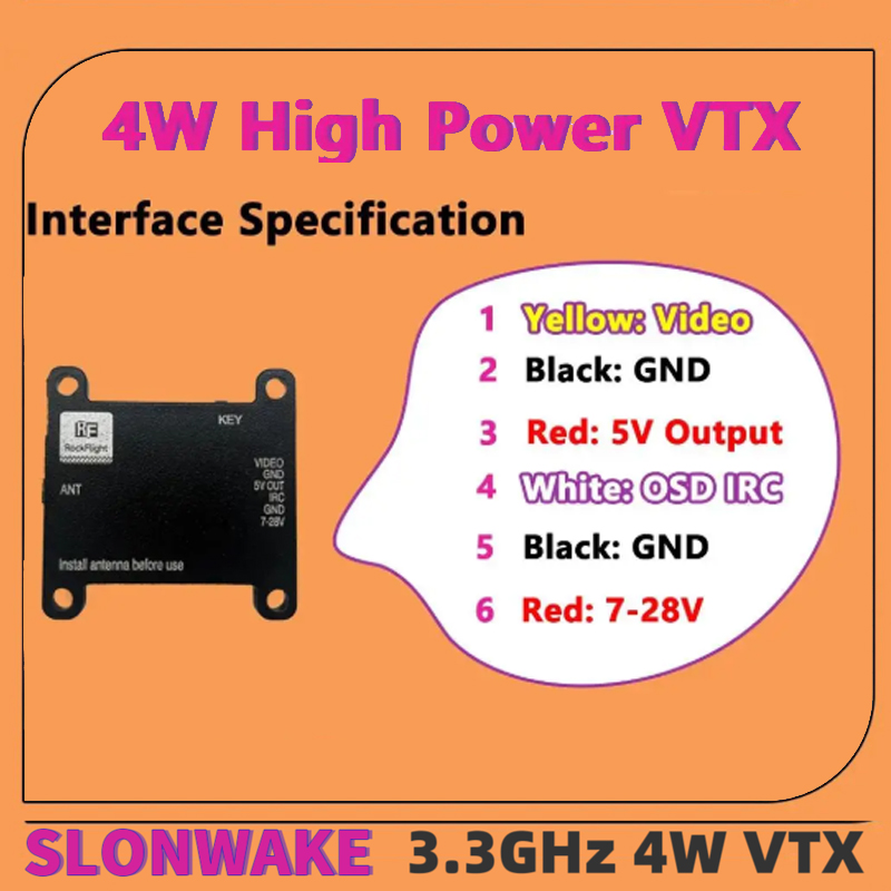 SLONWAKE FPV 3.3G 16CH 4000mW  - Drone Rc Car recensione e prezzo