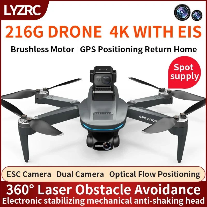 L200 PRO MAX Drone 4K 2-Axis P - Drone Rc Helicopter With Camera recensione e prezzo