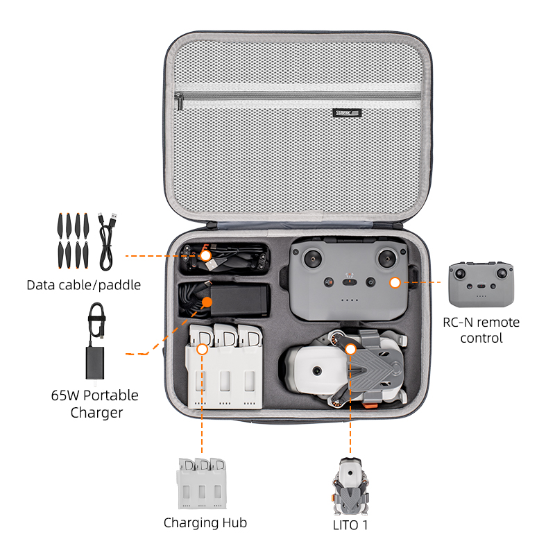 Portable Handheld Bag Nylon St - Drone Dji Rc N3 recensione e prezzo