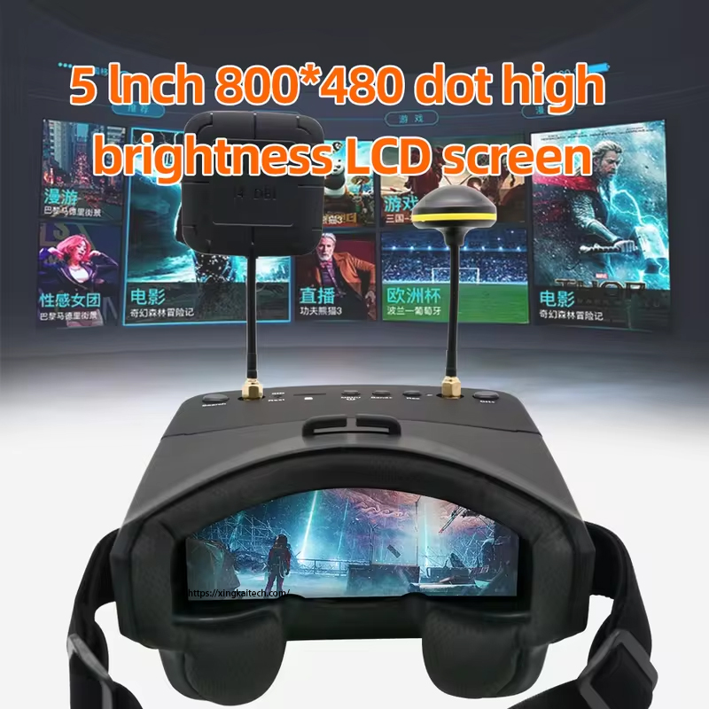 5.8G Goggles 40CH 5 Inch 800*4 - Fpv Goggles Headset recensione e prezzo