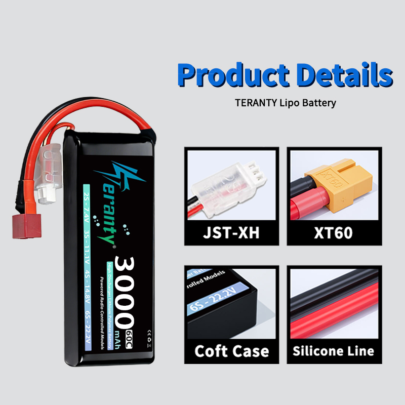TERANTY 2S 3000mAh Lipo Batter - Drone Rc Car recensione e prezzo