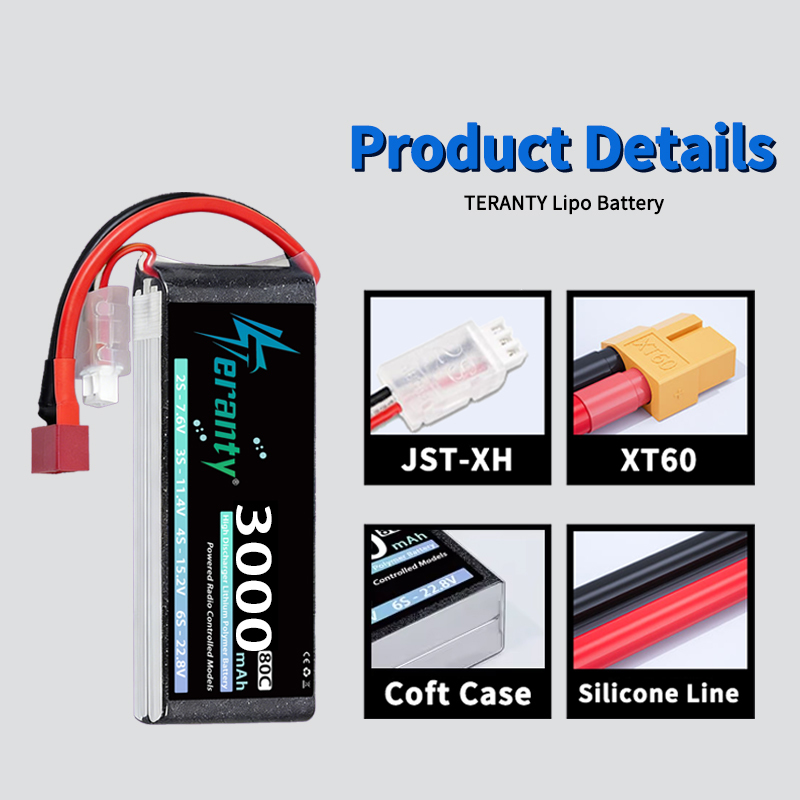 TERANTY 2S 3000mAh Lipo Batter - Drone Rc Car recensione e prezzo