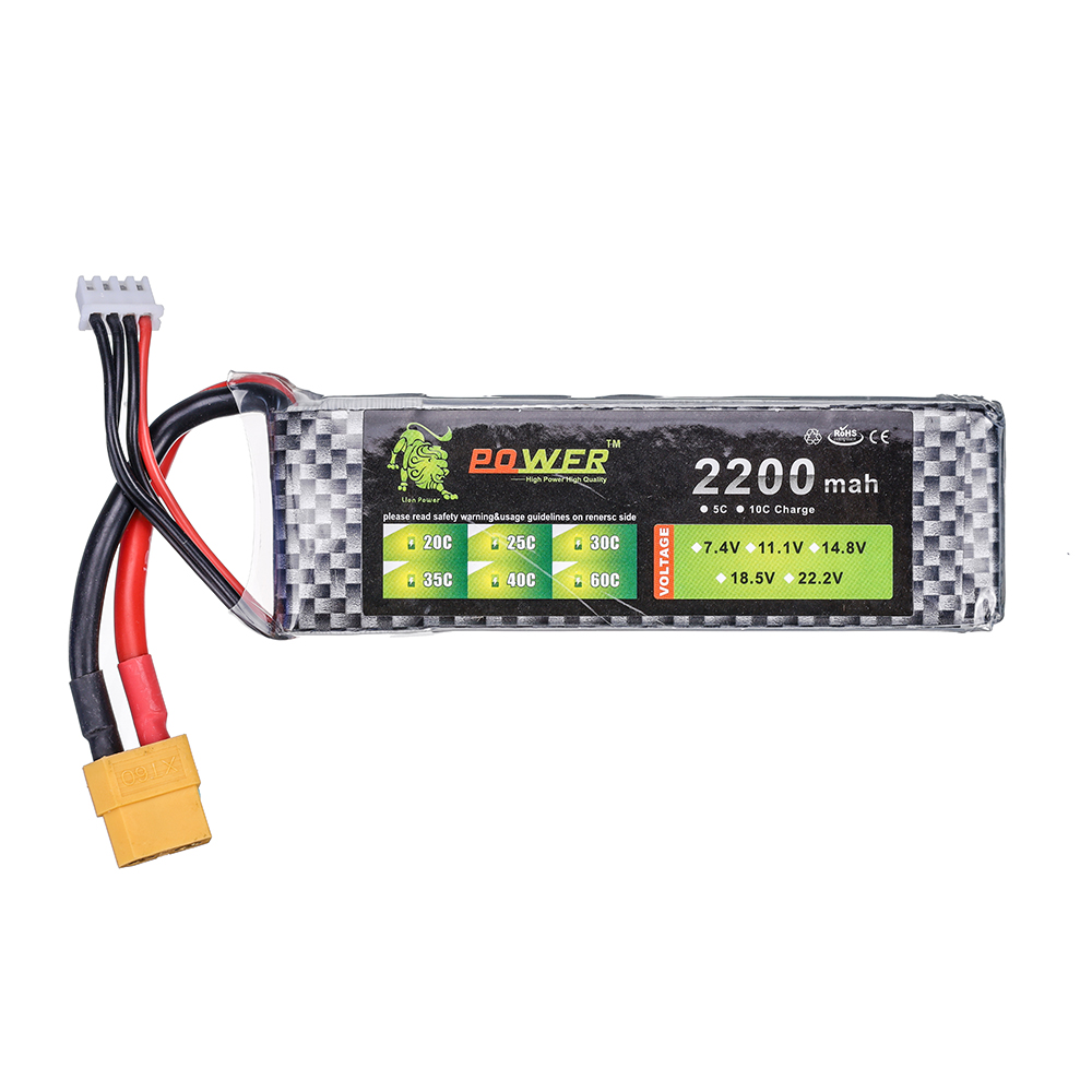3S Lipo Battery 11.1V 2200mah  - Drone Rc Truck recensione e prezzo