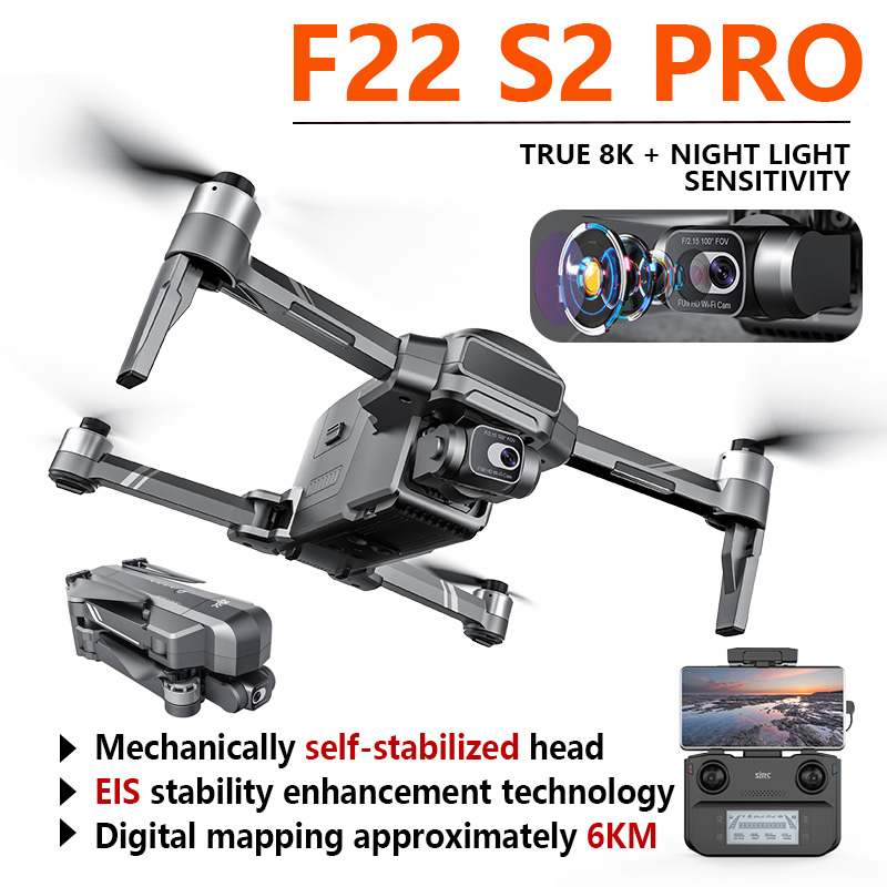 F22 S2 PRO Profesional HD Came - Drone F22 Rc recensione e prezzo