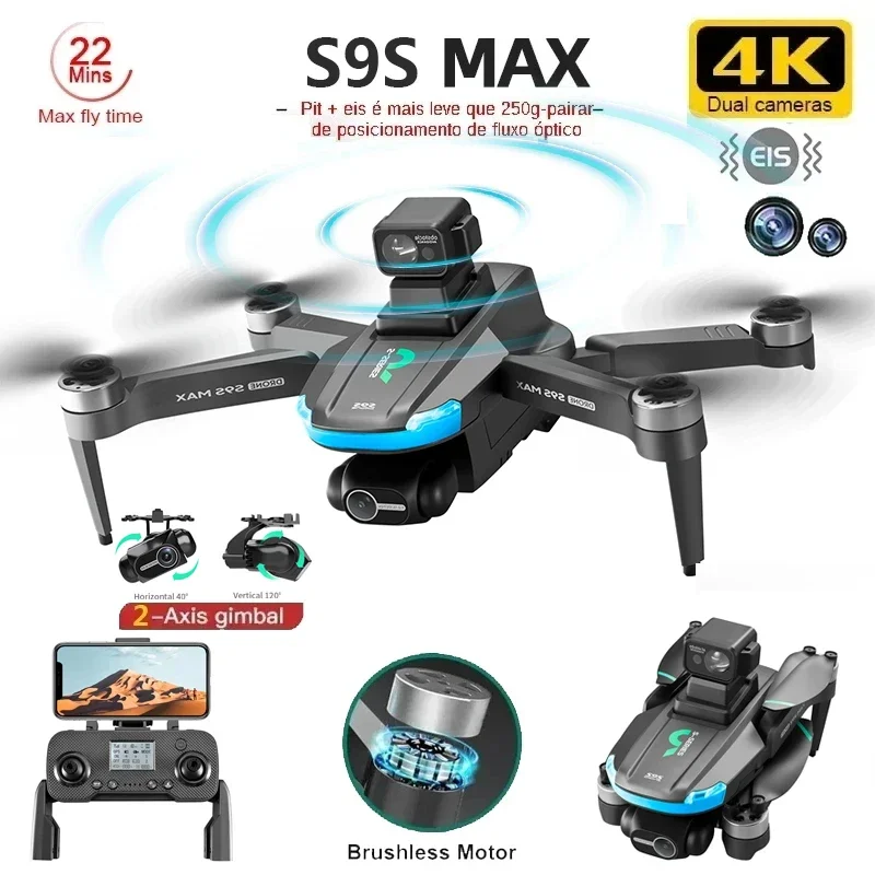 NEW S9S MAX MINI Drone 4K 2-Ax - Drone Rc Helicopter With Camera recensione e prezzo