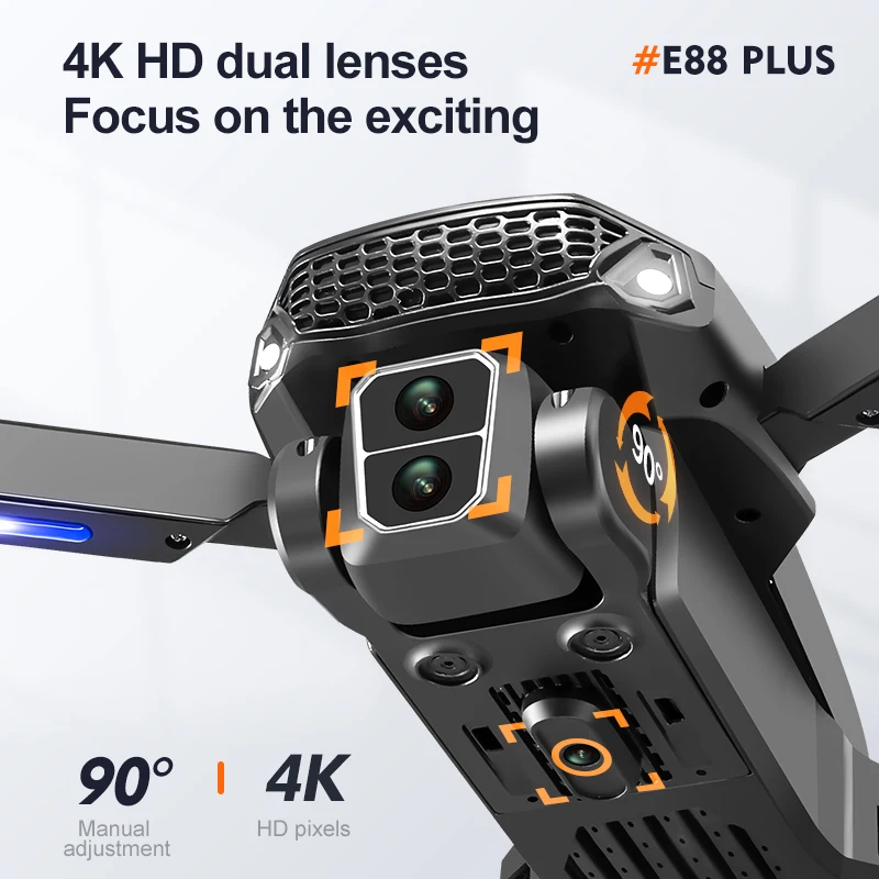 New E88 Plus Quadcopter Drone: - Rc Drone E88 recensione e prezzo