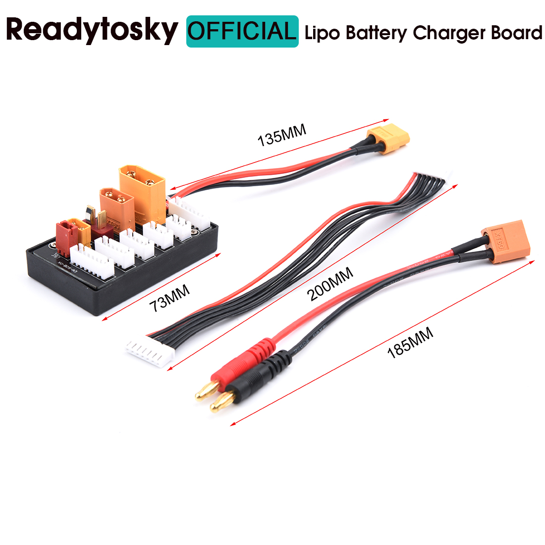 2-6S XT30 XT60 XT90 JST T Conn - Lipo Parallel Charging Board recensione e prezzo