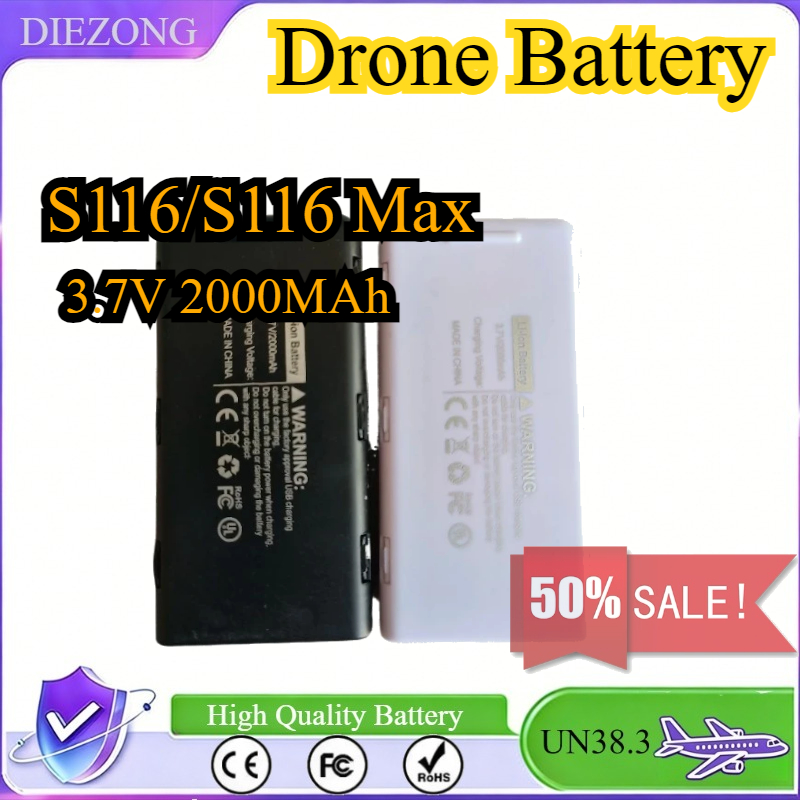 3.7V 2000MAh Battery for S116  - Drone Rc S116 recensione e prezzo