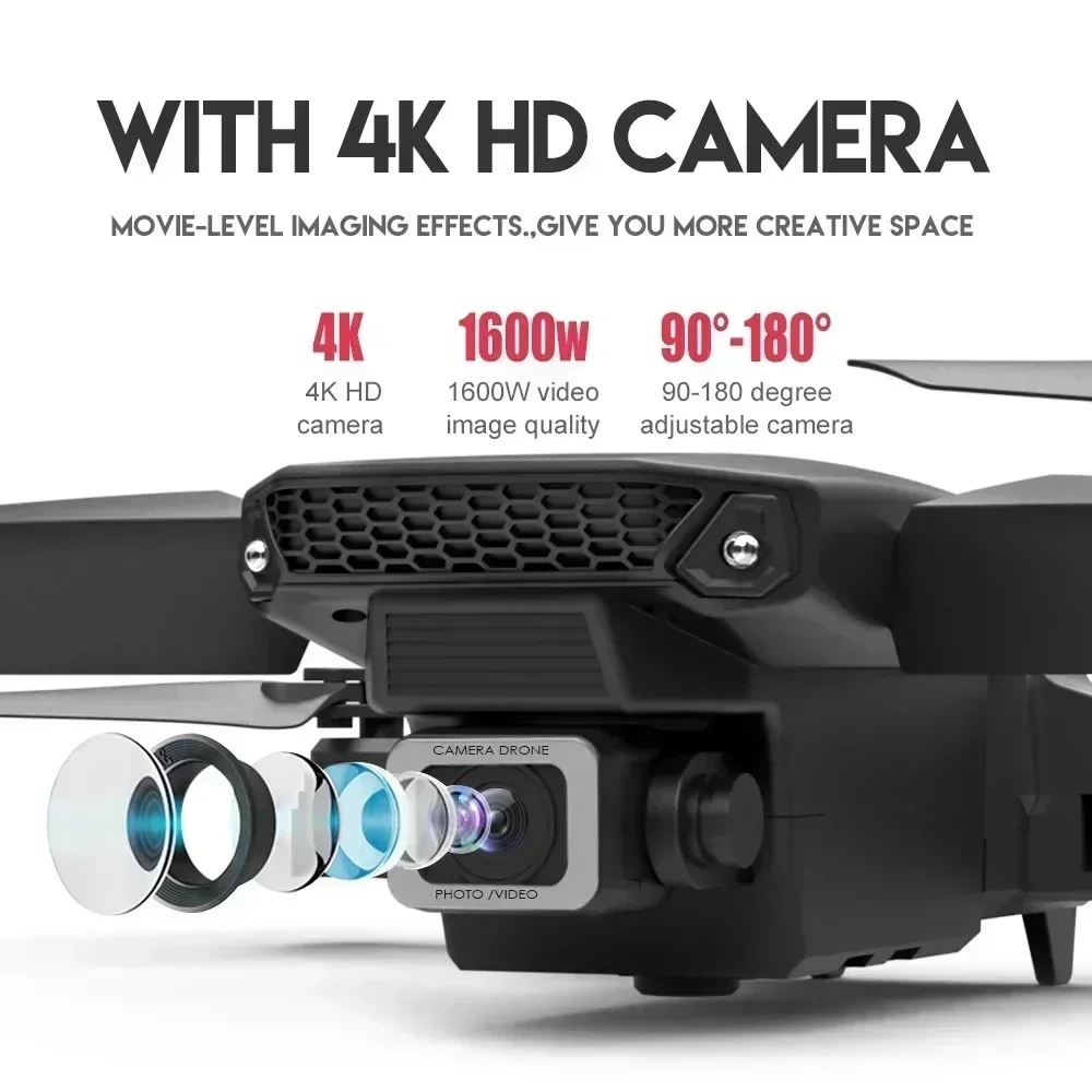E88 Pro WIFI FPV Drone Wide An - Drone Rc Helicopter With Camera recensione e prezzo