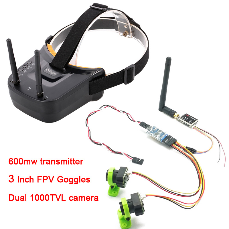 3 channel Dual Video camera CM - Fpv Goggles Headset recensione e prezzo