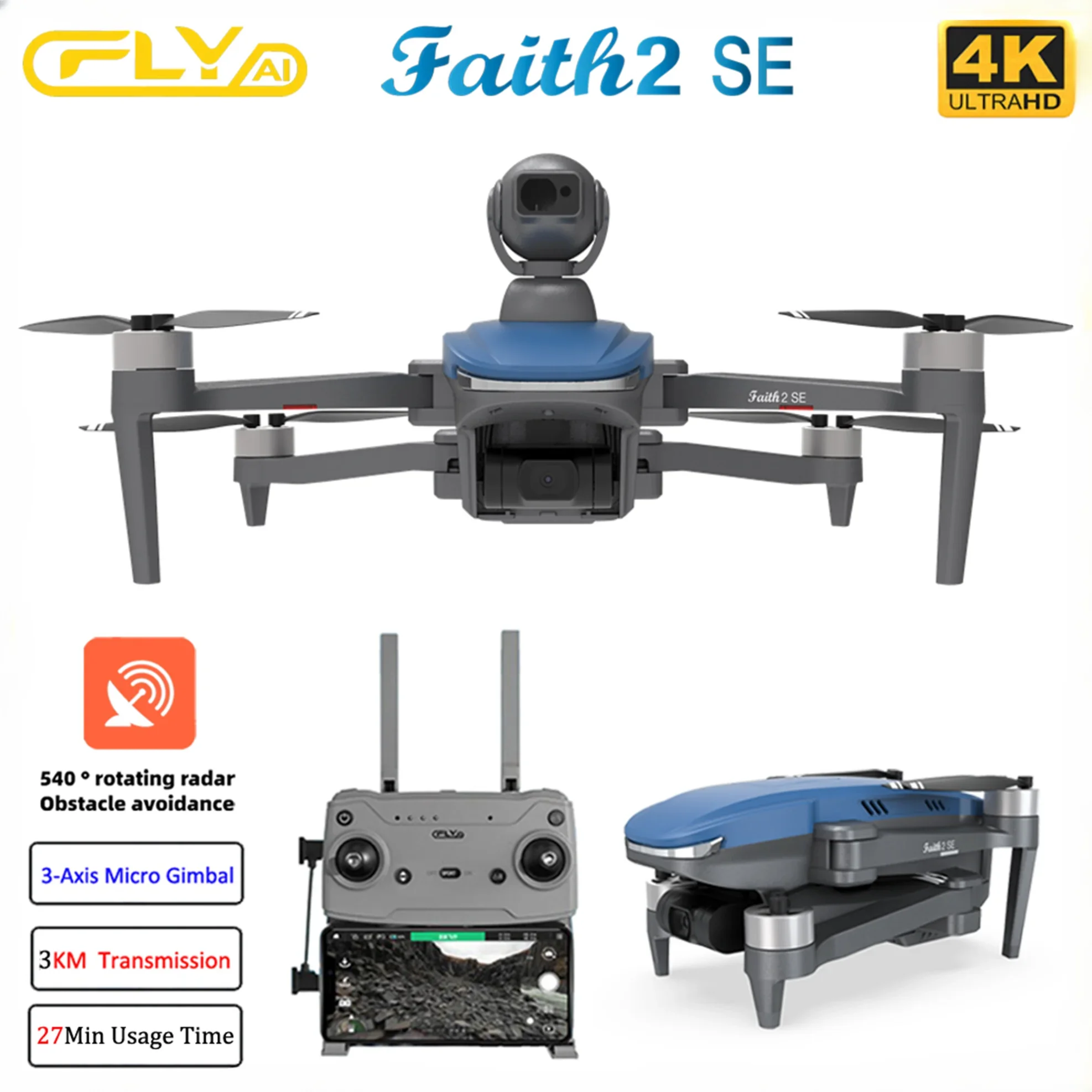 Faith 2 SE With 540° Obstacle  - Drone F22 Rc recensione e prezzo