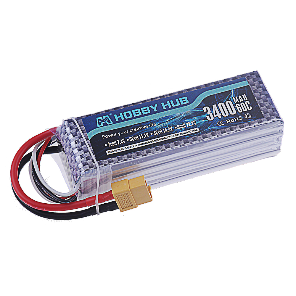 3S Lipo Battery 11.1V 3400mAh  - Drone Rc Truck recensione e prezzo