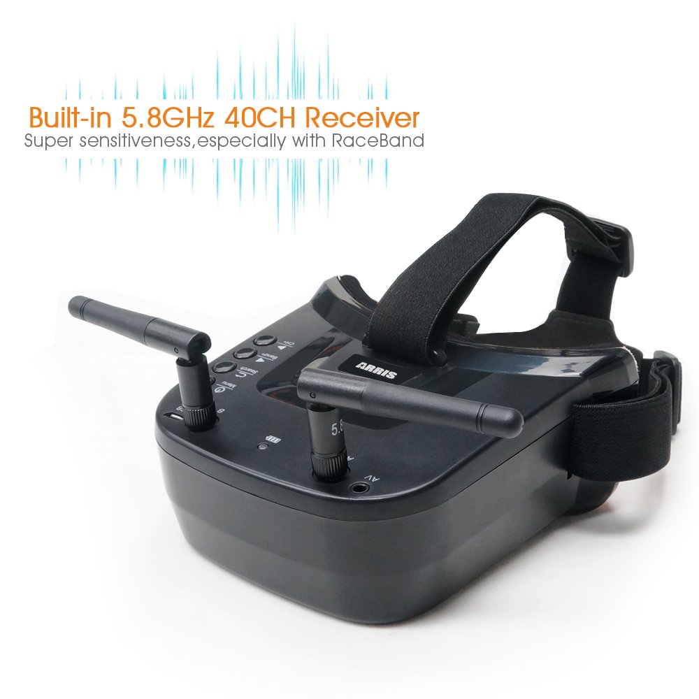 VR009 5.8G FPV Goggles 40CH 3  - Fpv Goggles Headset recensione e prezzo