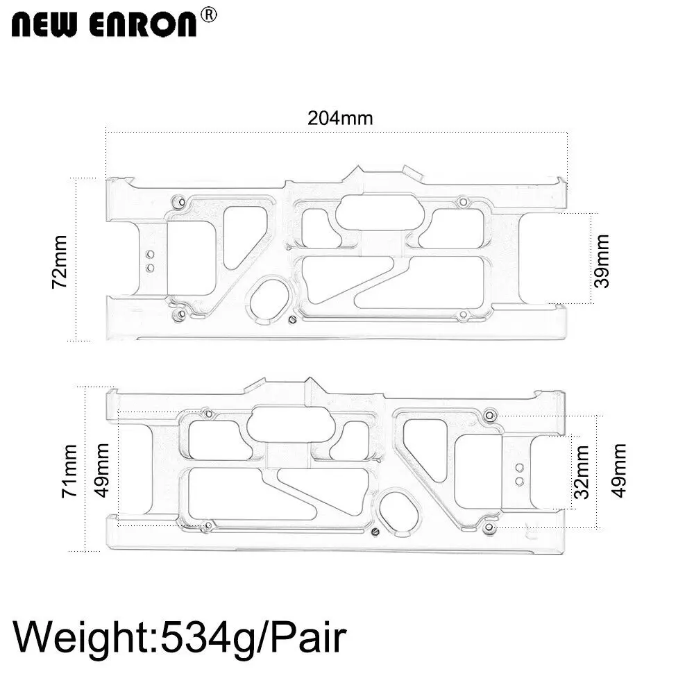 NEW ENRON Aluminium 6061 Front - Rc Suspension Arm recensione e prezzo