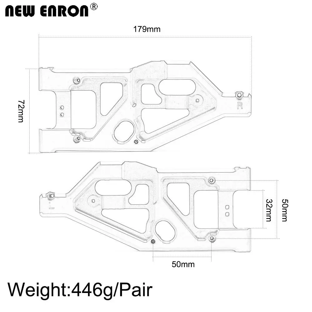 NEW ENRON Aluminium 6061 Front - Rc Suspension Arm recensione e prezzo