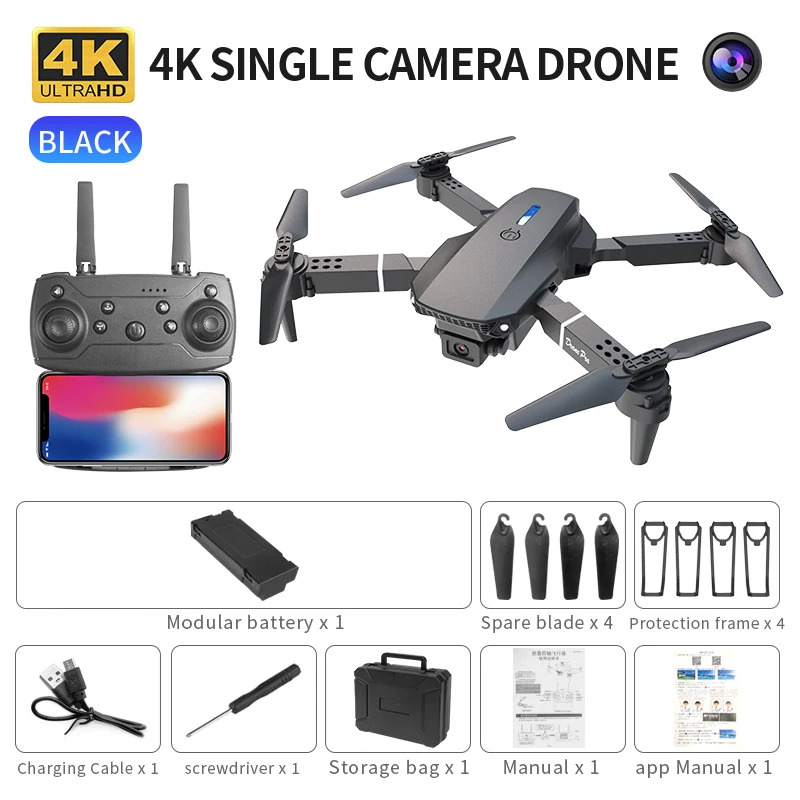 E88 ProIntelligent Folding Dro - Rc Drone E88 recensione e prezzo