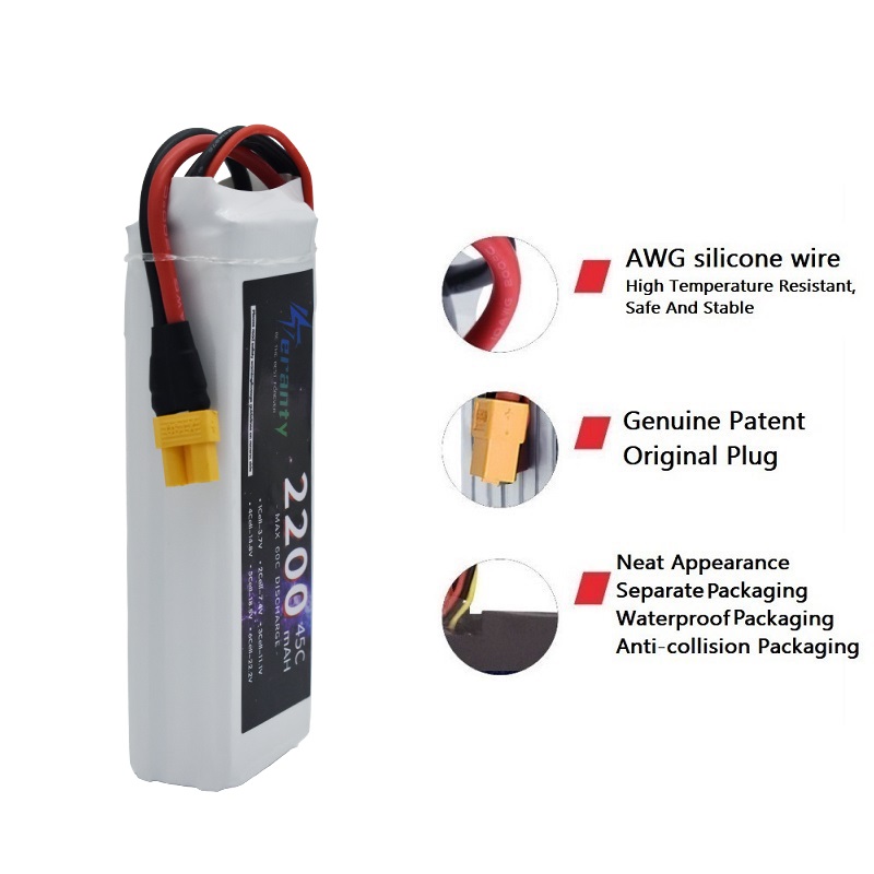 TERANTY 2200 MAH  3S  batterie - Drone Avion Rc recensione e prezzo