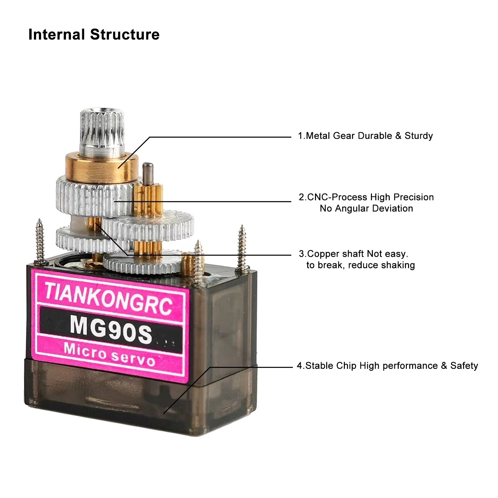 MG90S Micro Servo 180/270/360° - Drone And Car recensione e prezzo