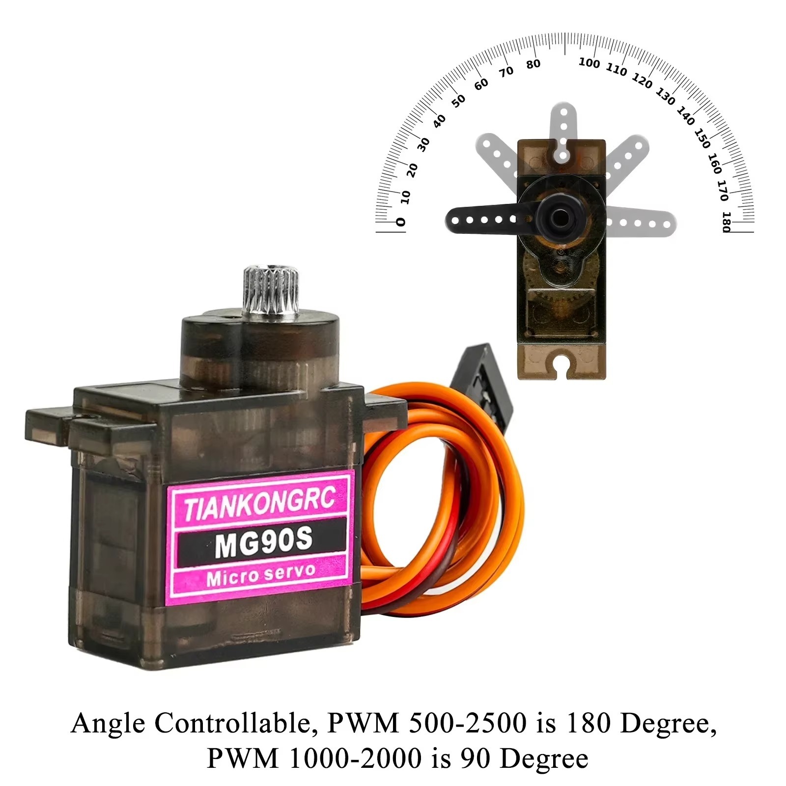 MG90S Micro Servo 180/270/360° - Drone And Car recensione e prezzo