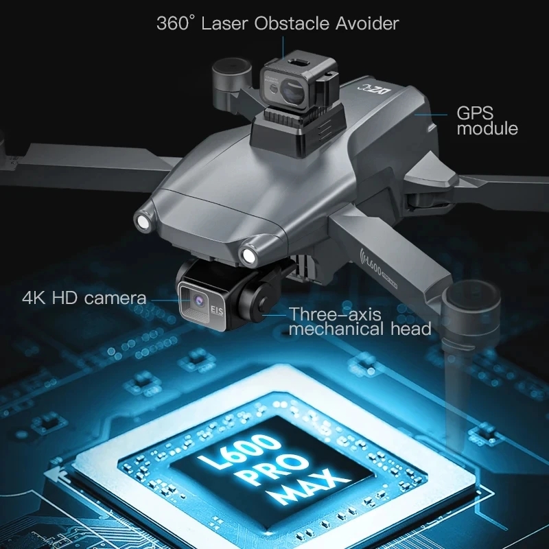 L600 PRO MAX GPS Drone Profess - Drone Rc Helicopter With Camera recensione e prezzo
