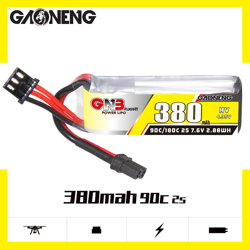 GNB 2S 7.6V 380mAh 90C/180C Li - Dron Rc Quadcopter recensione e prezzo