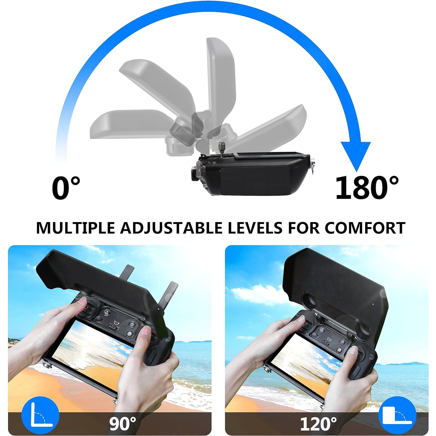 2-in-1 Sun Hood & Joystick Cov - Drone Dji Rc Pro recensione e prezzo
