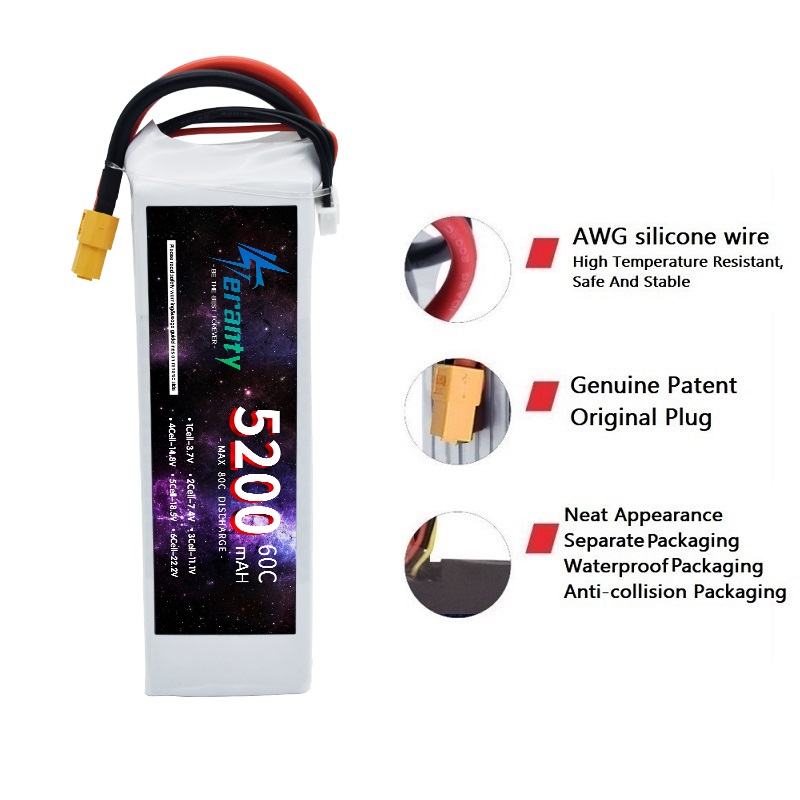 TERANTY  3S  5200MAH 60C batte - Drone Avion Rc recensione e prezzo