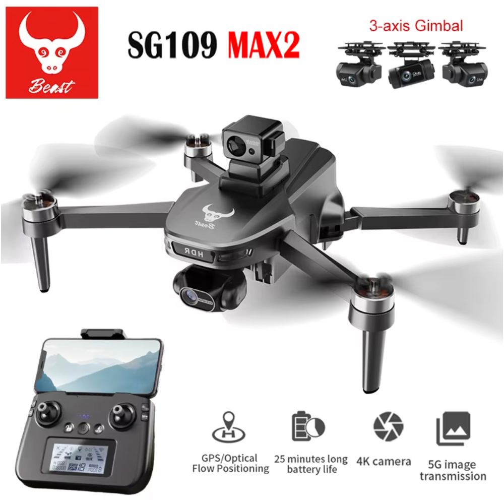 SG109 MAX2 Professional FPV 8K - Drone Rc Helicopter With Camera recensione e prezzo