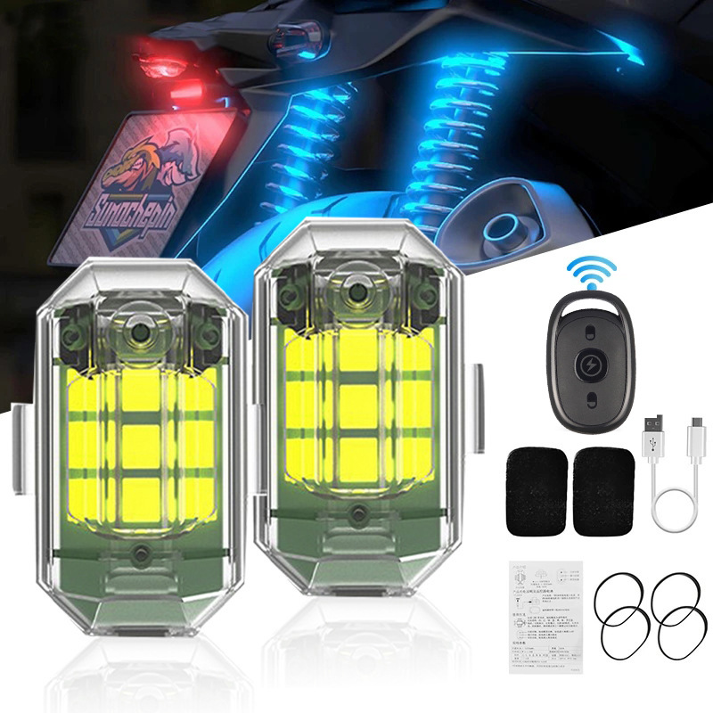 1/2/4Pc Remote Motorcycle Ligh - Drone Rc Signal recensione e prezzo