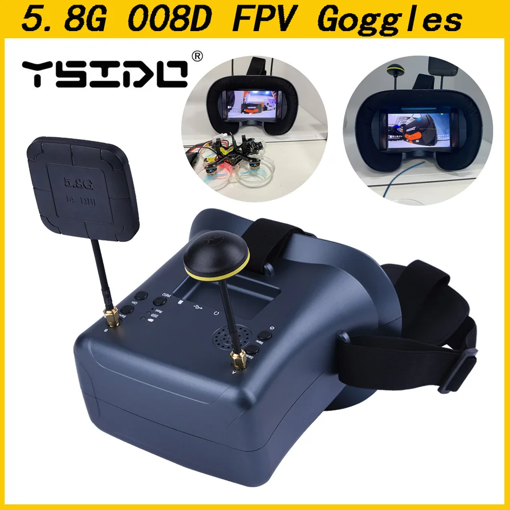 5.8G 40CH 4.3 Inch 800*480 Vid - Fpv Goggles Headset recensione e prezzo
