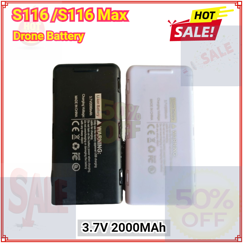 3.7V 2000MAh Battery for S116  - Drone Rc S116 recensione e prezzo