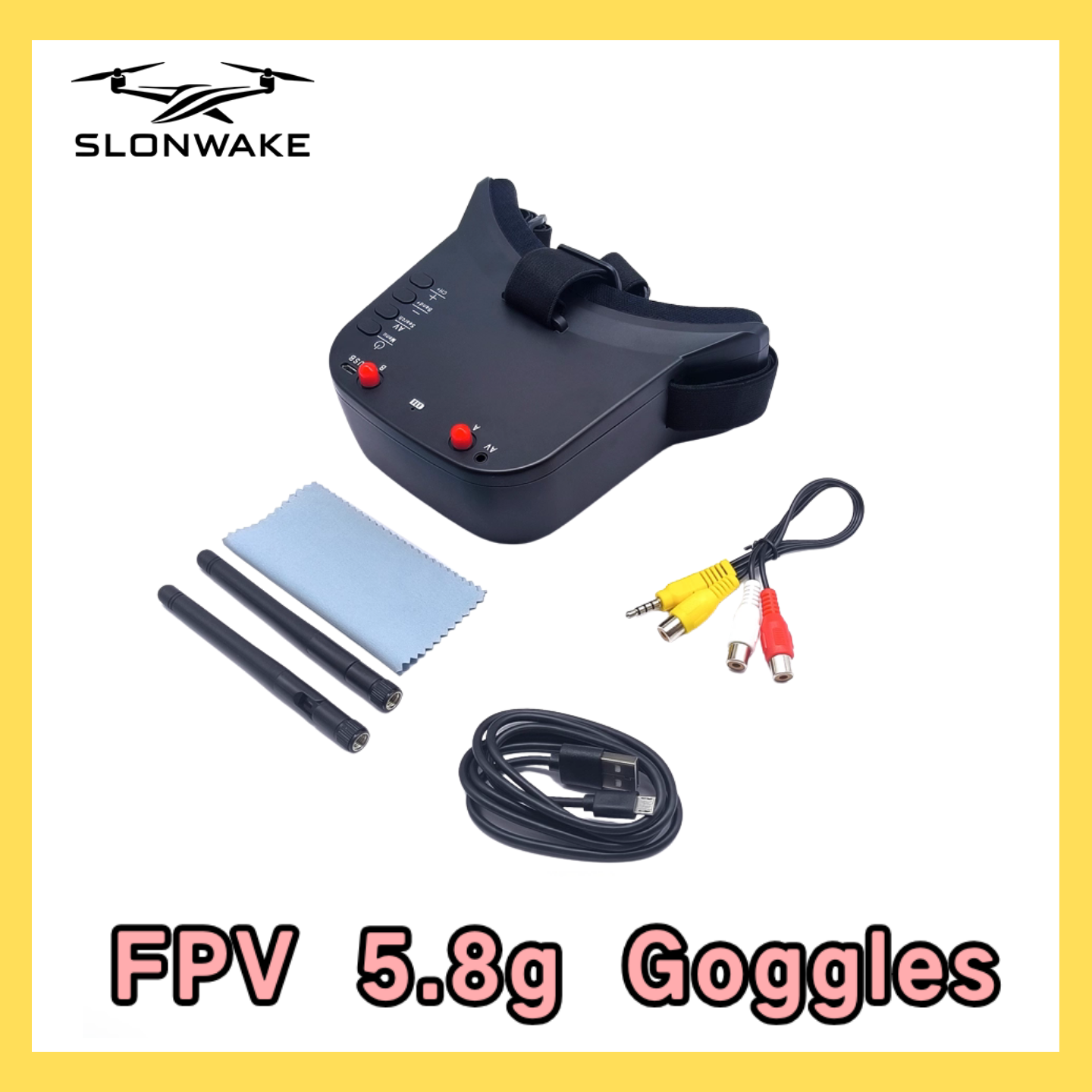 SLONWAKE 5.8G 48CH FPV 400mw V - Drone Rc Car recensione e prezzo