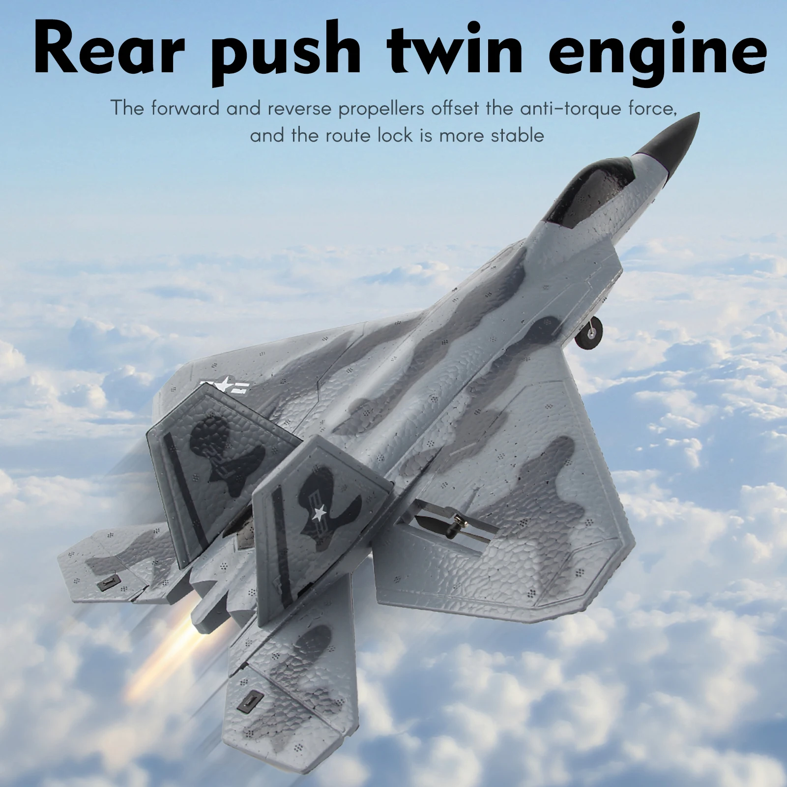 Foam RC Aircraft F22 Fighter R - Drone F22 Rc recensione e prezzo