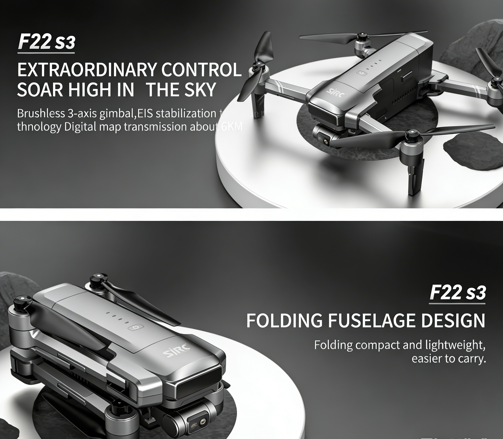 SJRC F22 S3 pro Foldable RC Qu - Drone F22 Rc recensione e prezzo