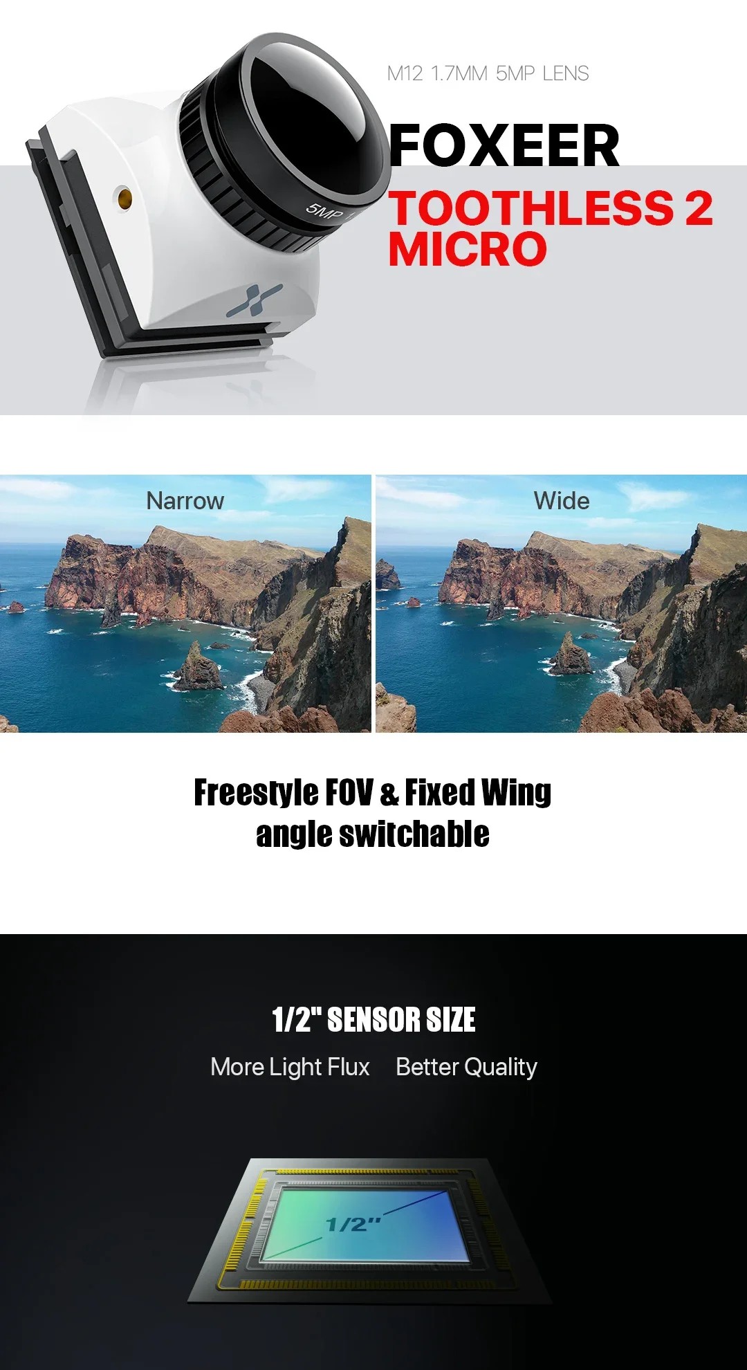 FOXEER Micro Toothless 2 FOV S - Drone Rc Signal recensione e prezzo