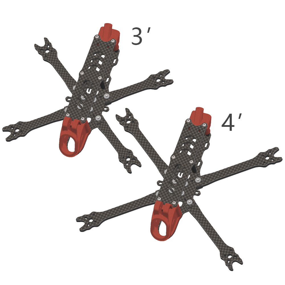 AlfaRC Mikro 140/175 3/4inch L - Quadcopter Frame recensione e prezzo