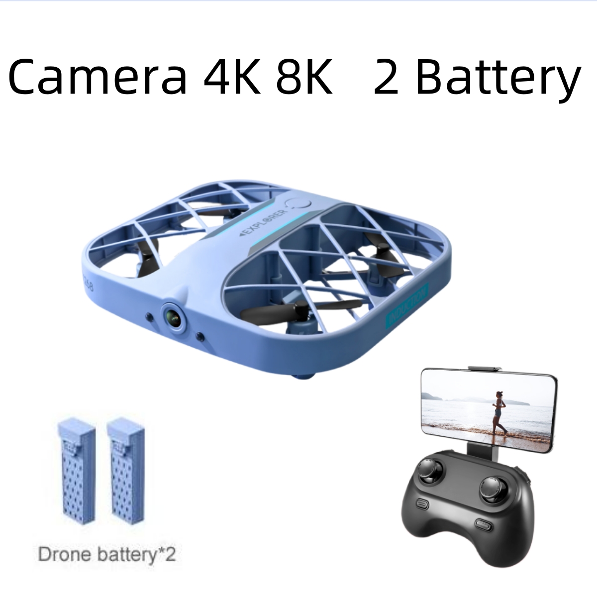 JJRC H107 FPV RC Drone with 2  - Dron Rc Quadcopter recensione e prezzo
