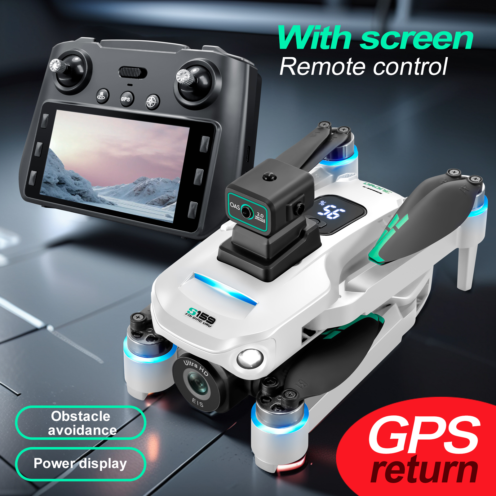 S159 GPS Drone 4K Profesional  - Drone Rc Helicopter With Camera recensione e prezzo