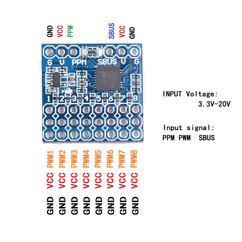8CH PWM PPM SBUS Signal Conver - Drone Rc Signal recensione e prezzo