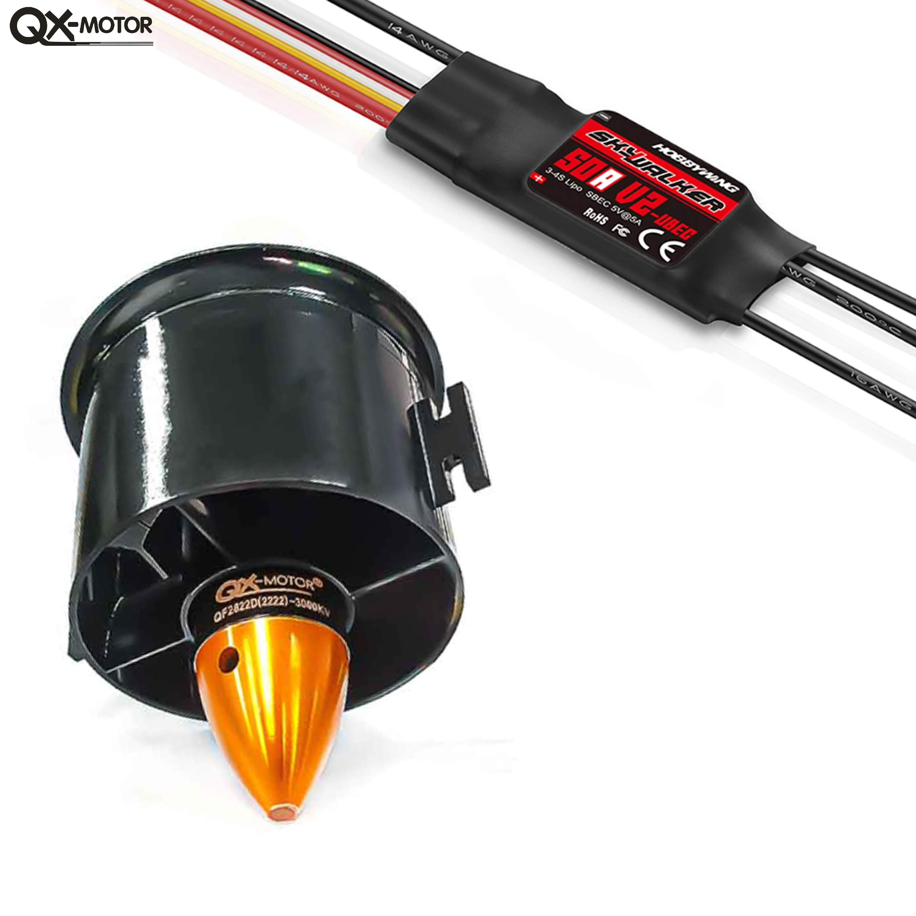 QX-MOTOR QF2822 3000KV 70mm ED - Quadcopter Frame recensione e prezzo