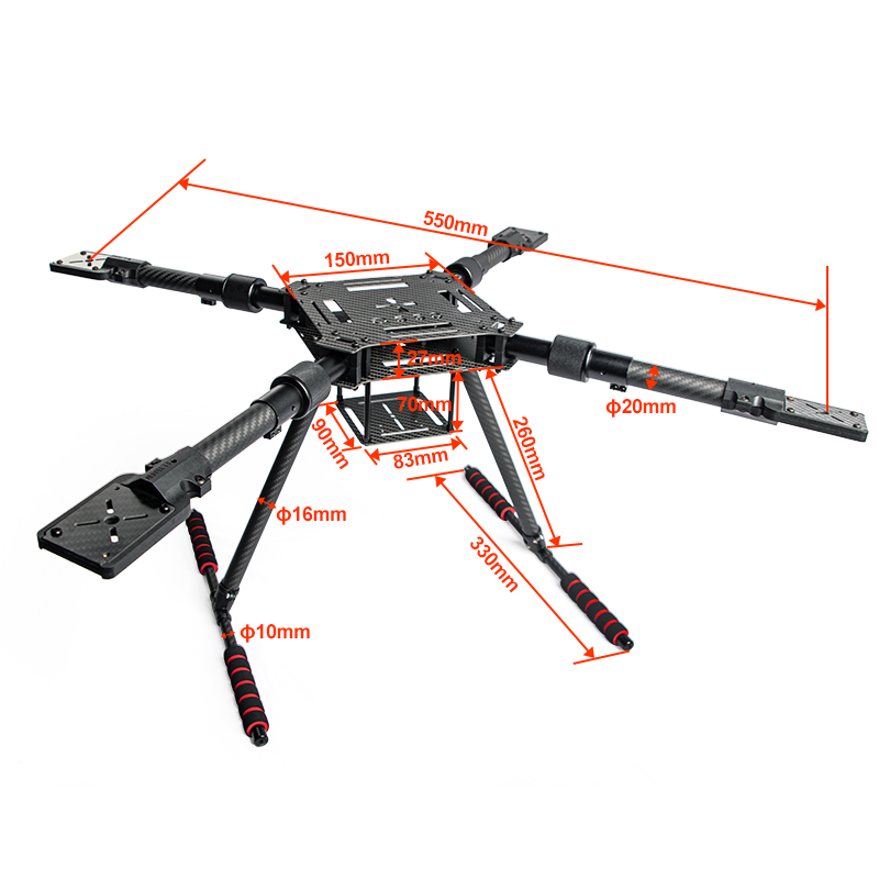 Carbon Fiber Folding Drone Fra - Carbon Fiber Drone Arm recensione e prezzo